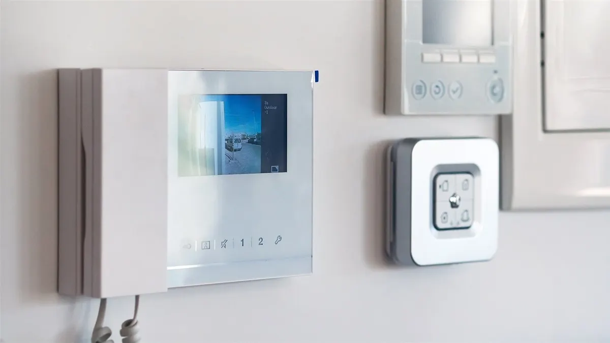Video-intercom en bedieningspaneel